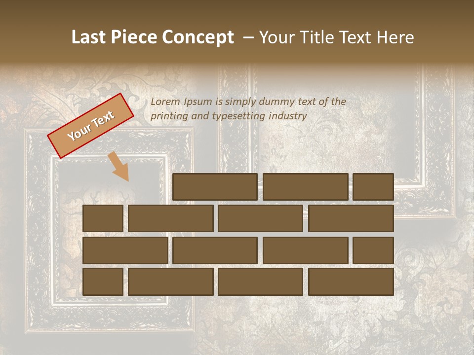 Silver Artwork Abstract PowerPoint Template