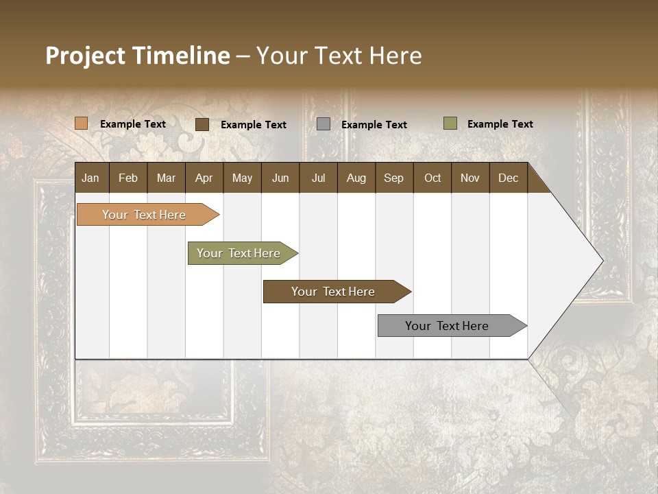 Silver Artwork Abstract PowerPoint Template