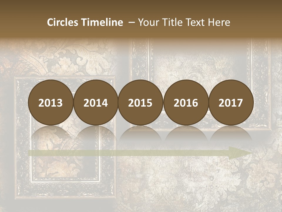 Silver Artwork Abstract PowerPoint Template