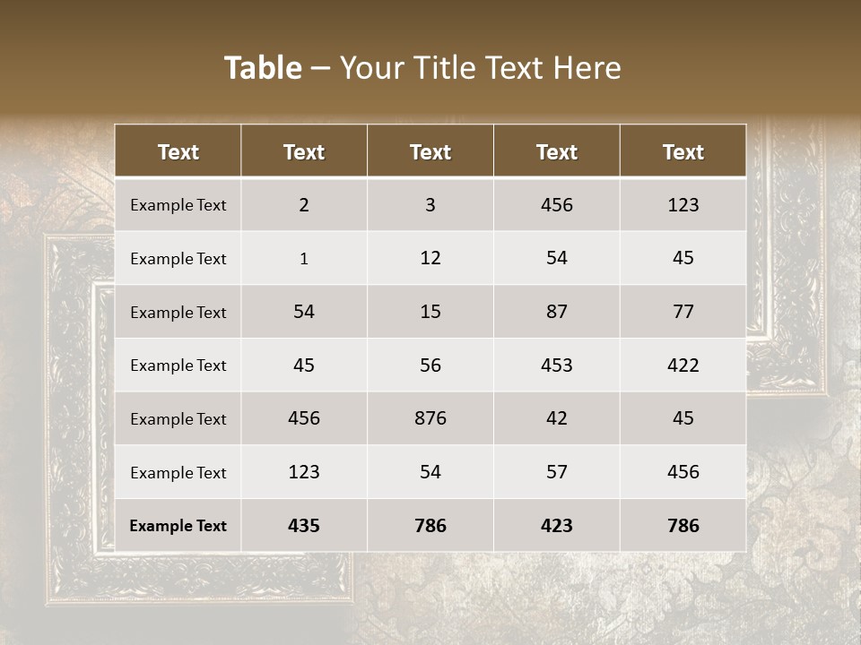 Silver Artwork Abstract PowerPoint Template