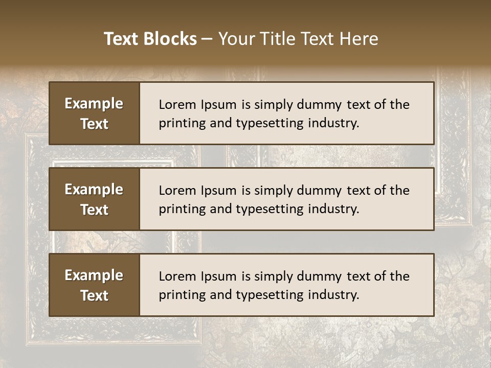 Silver Artwork Abstract PowerPoint Template