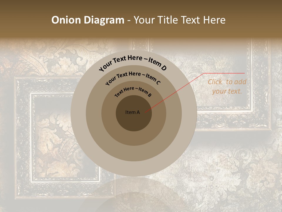 Silver Artwork Abstract PowerPoint Template