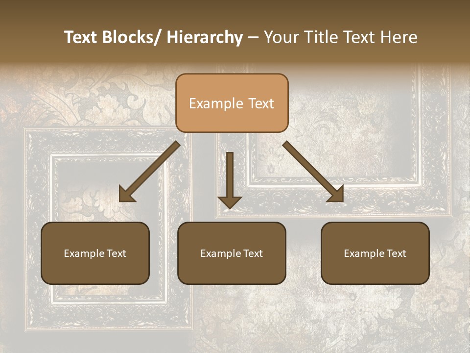 Silver Artwork Abstract PowerPoint Template