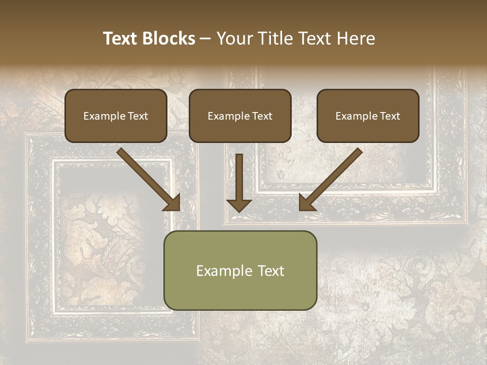 Silver Artwork Abstract PowerPoint Template