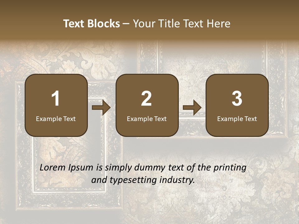 Silver Artwork Abstract PowerPoint Template