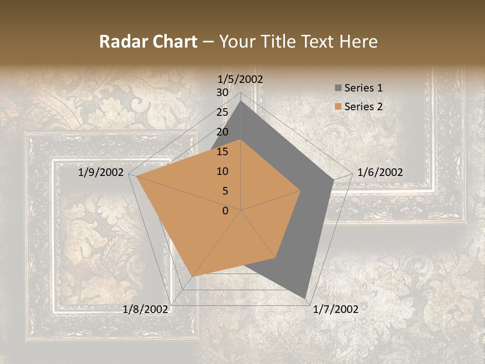 Silver Artwork Abstract PowerPoint Template