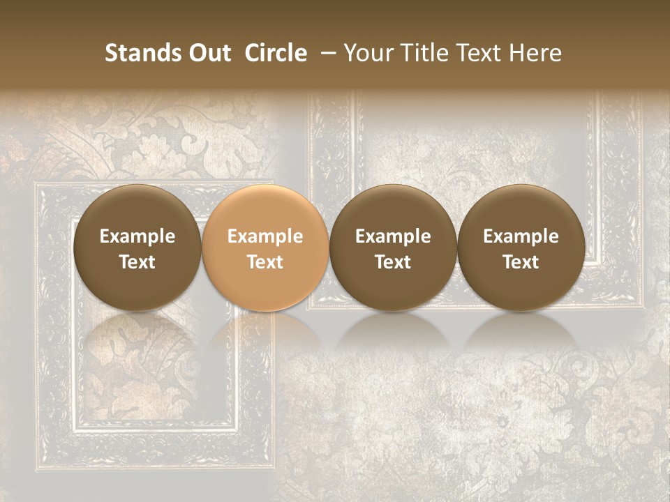 Silver Artwork Abstract PowerPoint Template