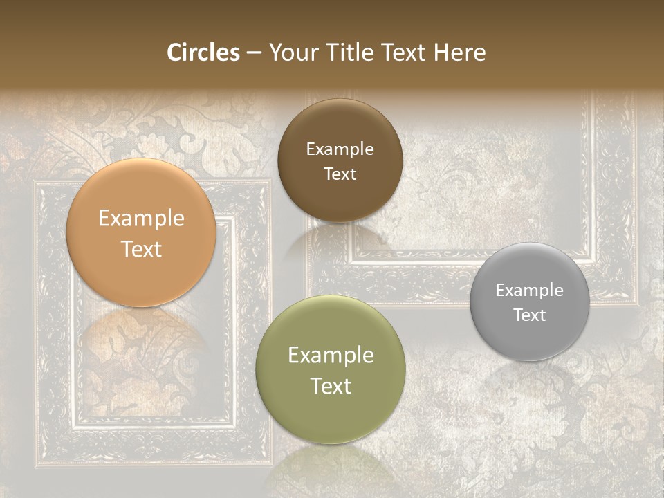 Silver Artwork Abstract PowerPoint Template