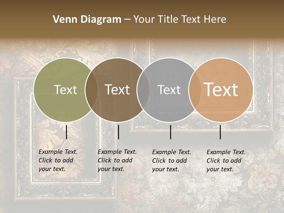 Silver Artwork Abstract PowerPoint Template