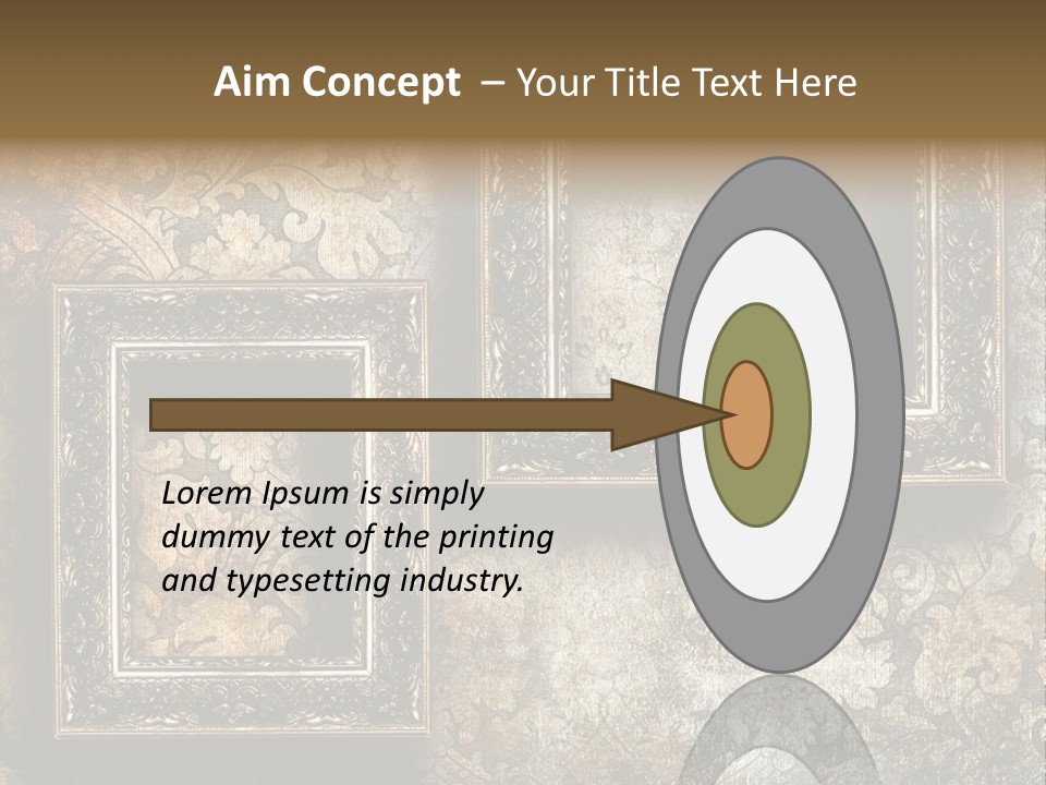 Silver Artwork Abstract PowerPoint Template