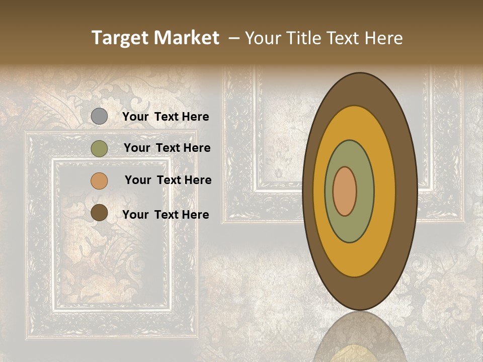 Silver Artwork Abstract PowerPoint Template