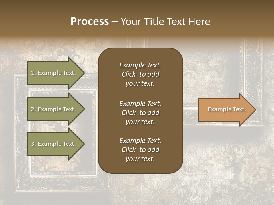 Silver Artwork Abstract PowerPoint Template