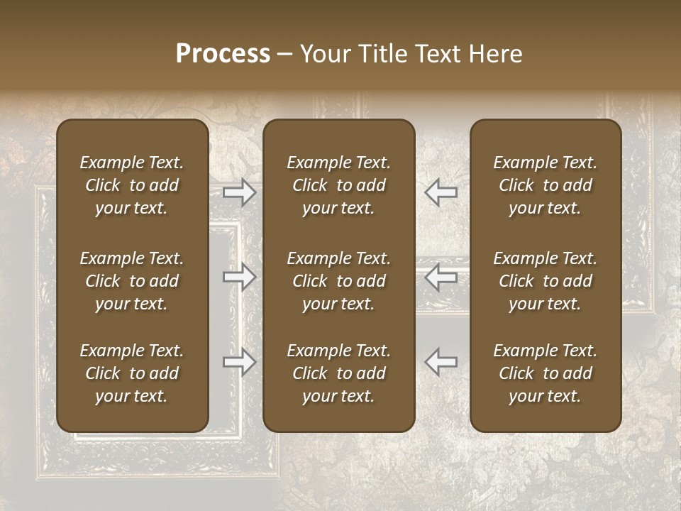 Silver Artwork Abstract PowerPoint Template