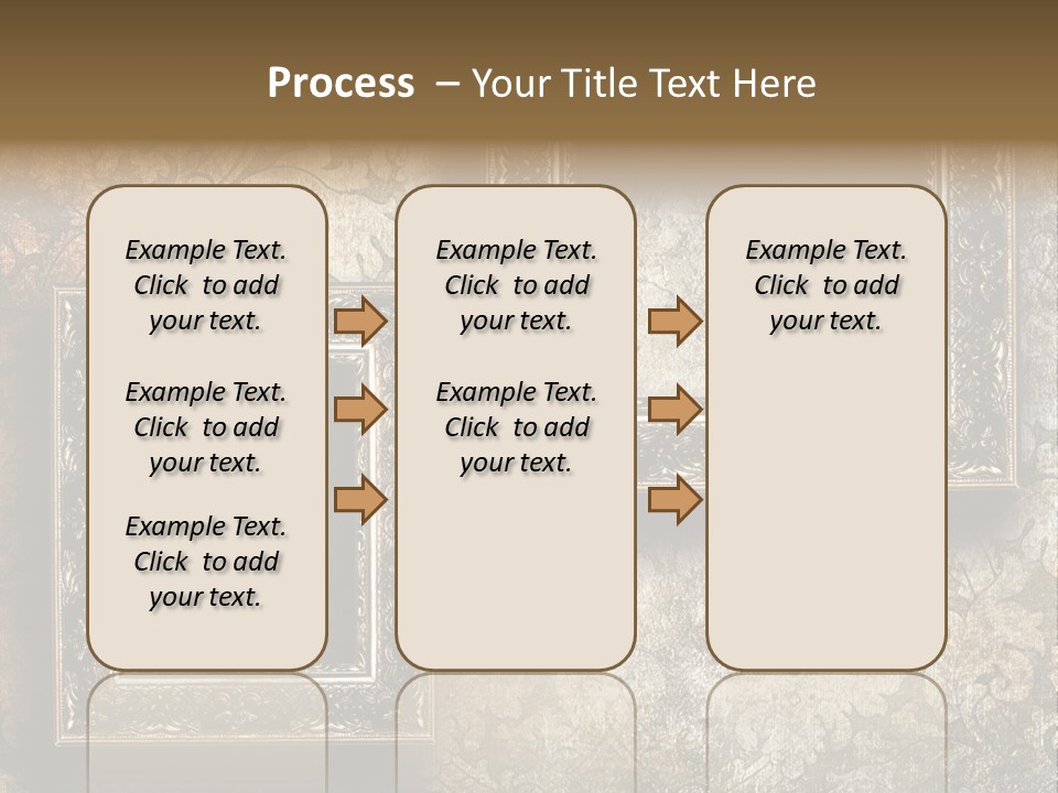 Silver Artwork Abstract PowerPoint Template