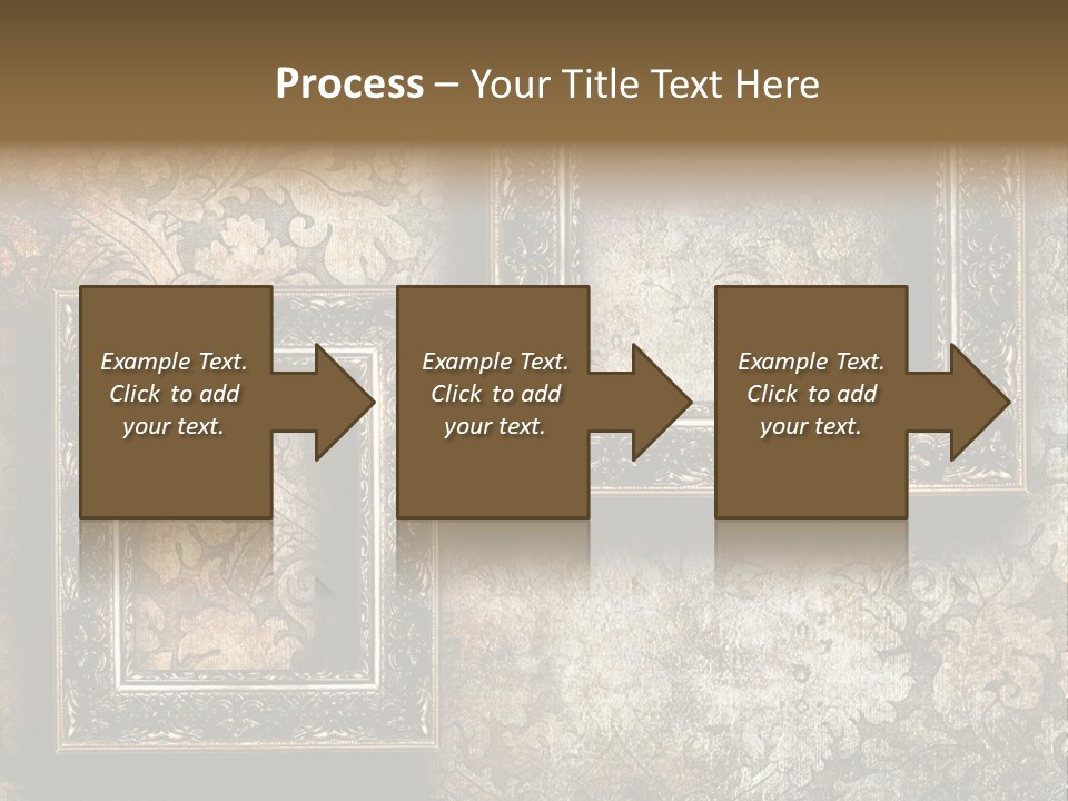 Silver Artwork Abstract PowerPoint Template