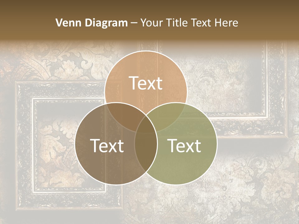 Silver Artwork Abstract PowerPoint Template