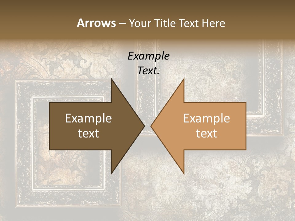 Silver Artwork Abstract PowerPoint Template