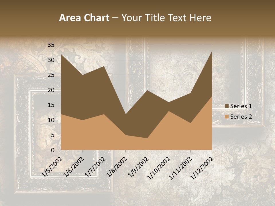 Silver Artwork Abstract PowerPoint Template