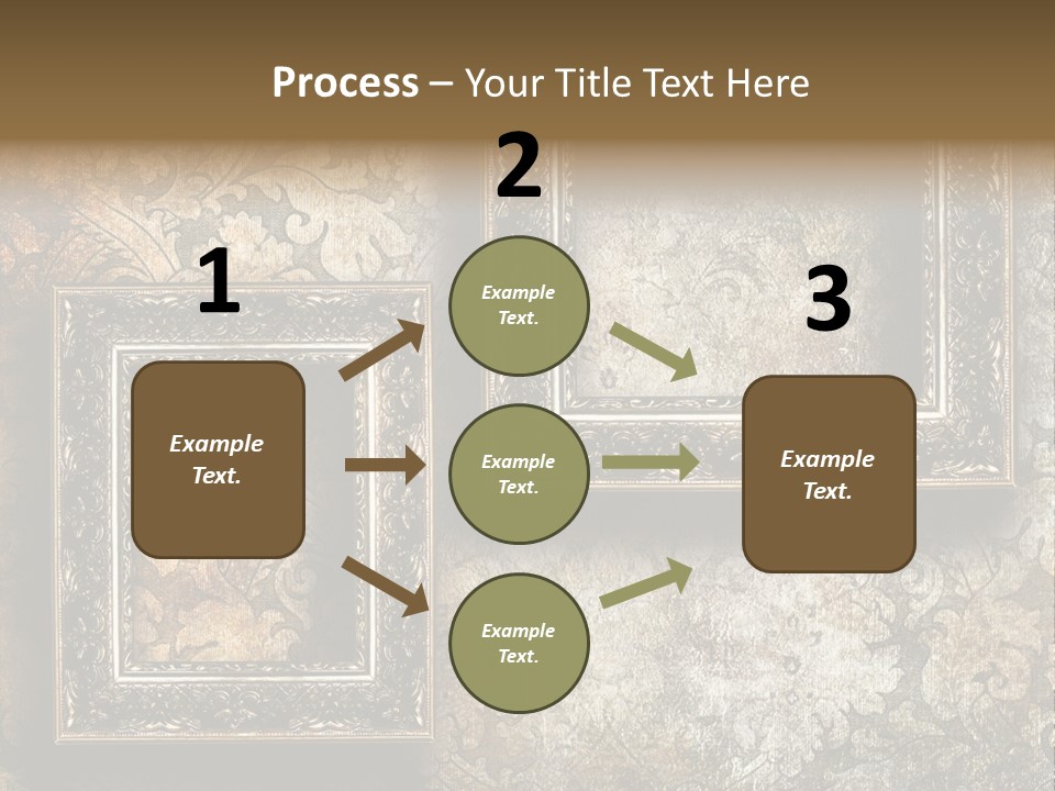 Silver Artwork Abstract PowerPoint Template