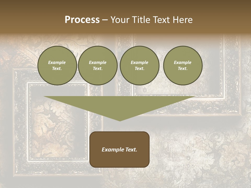 Silver Artwork Abstract PowerPoint Template