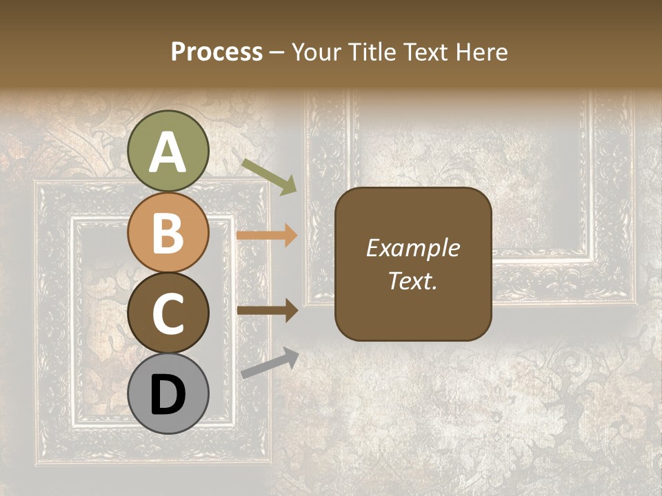 Silver Artwork Abstract PowerPoint Template