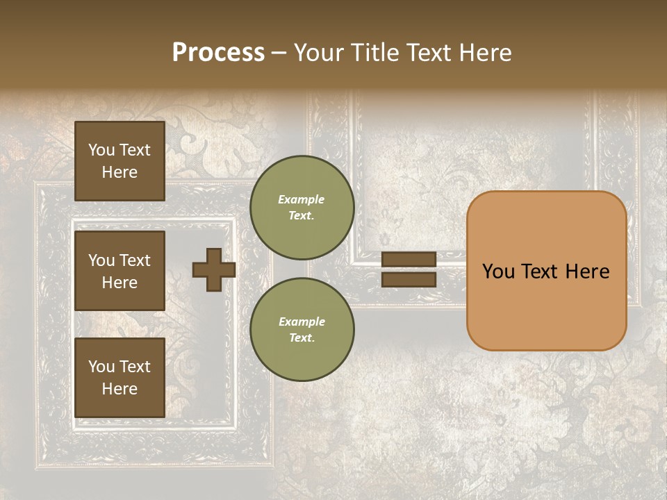 Silver Artwork Abstract PowerPoint Template