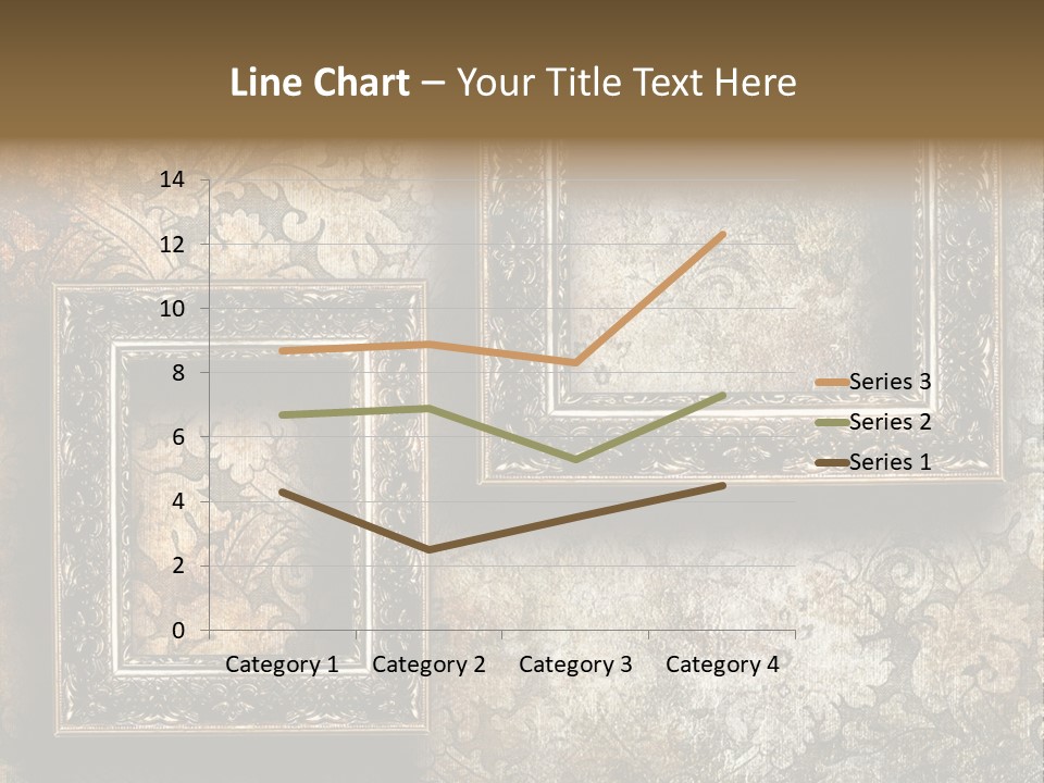 Silver Artwork Abstract PowerPoint Template