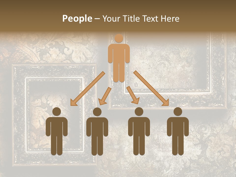 Silver Artwork Abstract PowerPoint Template