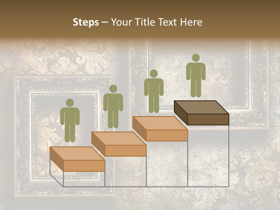 Silver Artwork Abstract PowerPoint Template