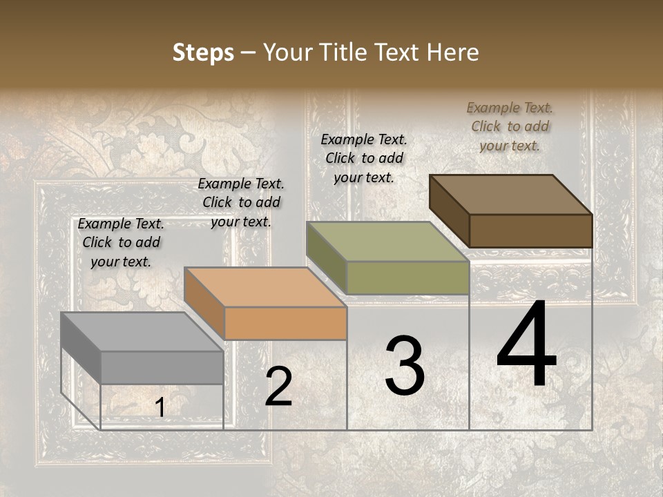 Silver Artwork Abstract PowerPoint Template