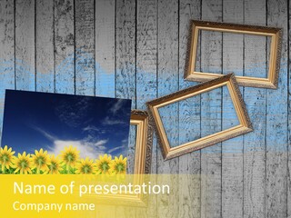 Sky Artistic Lumber PowerPoint Template