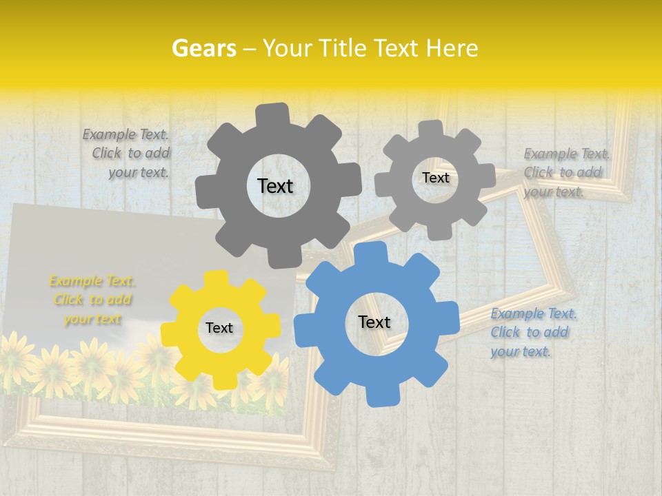 Sky Artistic Lumber PowerPoint Template