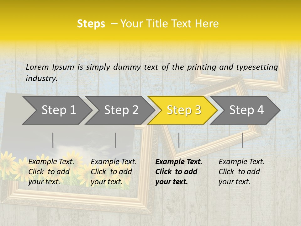 Sky Artistic Lumber PowerPoint Template