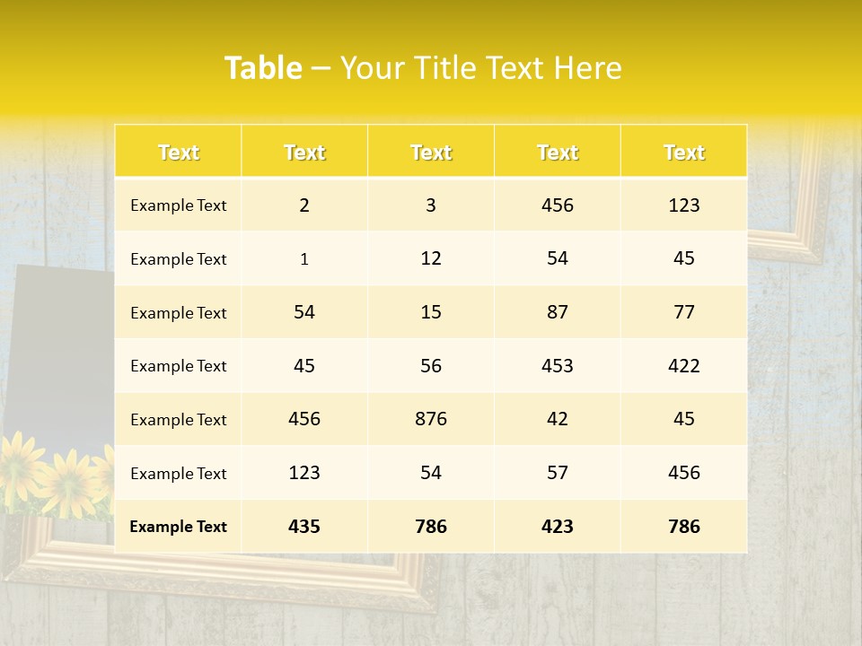 Sky Artistic Lumber PowerPoint Template