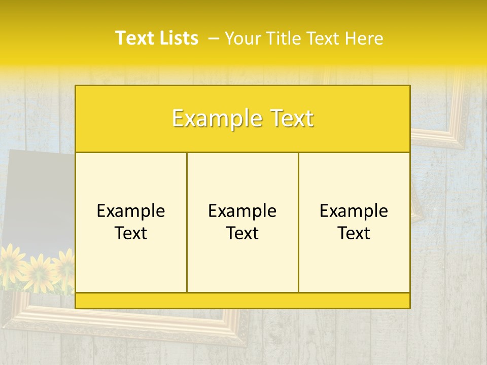 Sky Artistic Lumber PowerPoint Template