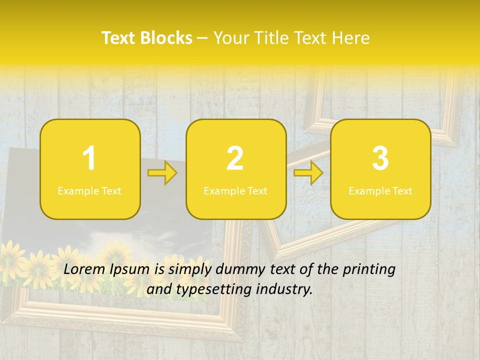 Sky Artistic Lumber PowerPoint Template