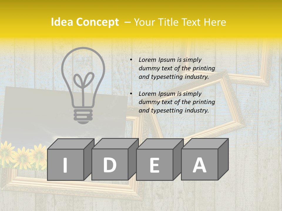 Sky Artistic Lumber PowerPoint Template