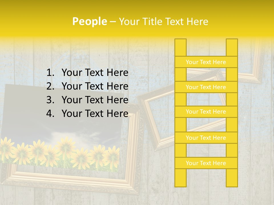 Sky Artistic Lumber PowerPoint Template