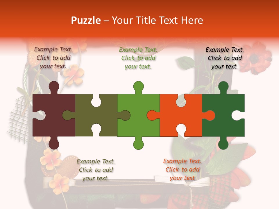 Fotoalbum Vintage Verzieren PowerPoint Template