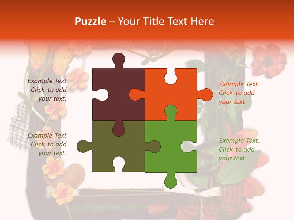 Fotoalbum Vintage Verzieren PowerPoint Template
