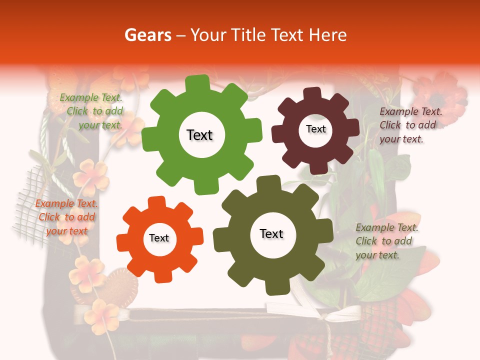 Fotoalbum Vintage Verzieren PowerPoint Template