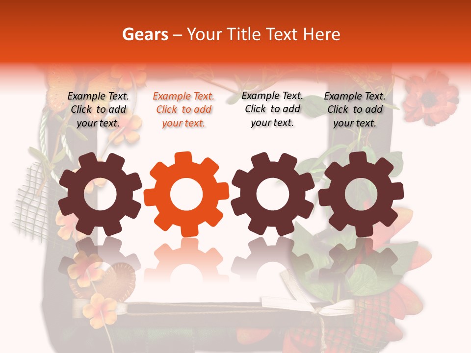 Fotoalbum Vintage Verzieren PowerPoint Template