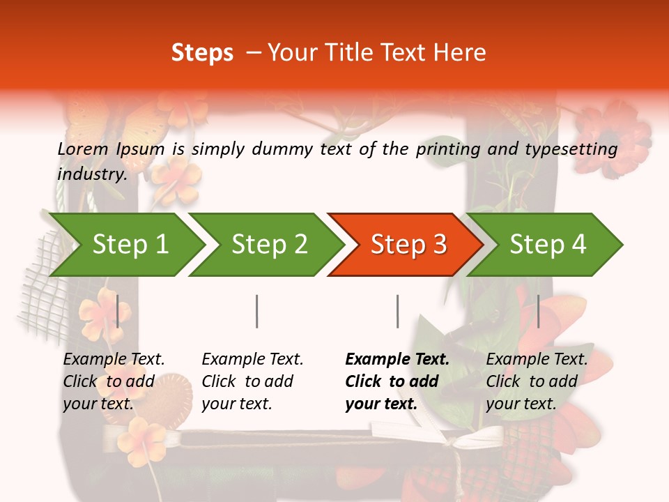 Fotoalbum Vintage Verzieren PowerPoint Template