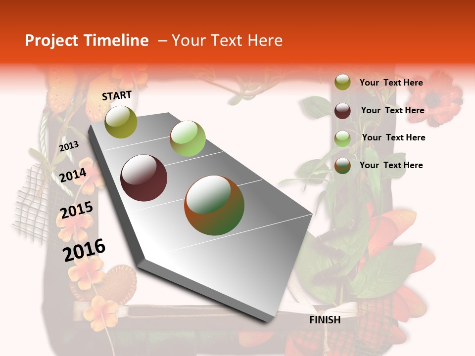 Fotoalbum Vintage Verzieren PowerPoint Template