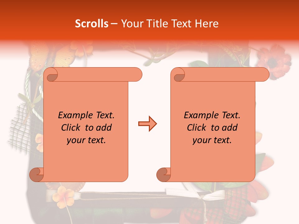 Fotoalbum Vintage Verzieren PowerPoint Template