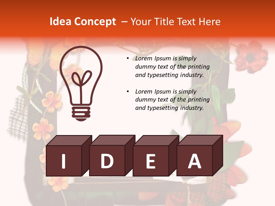 Fotoalbum Vintage Verzieren PowerPoint Template