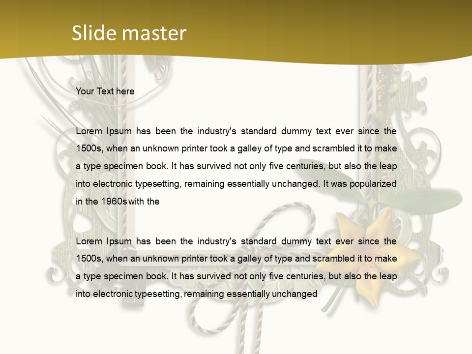 Vintage Bild Grunge PowerPoint Template