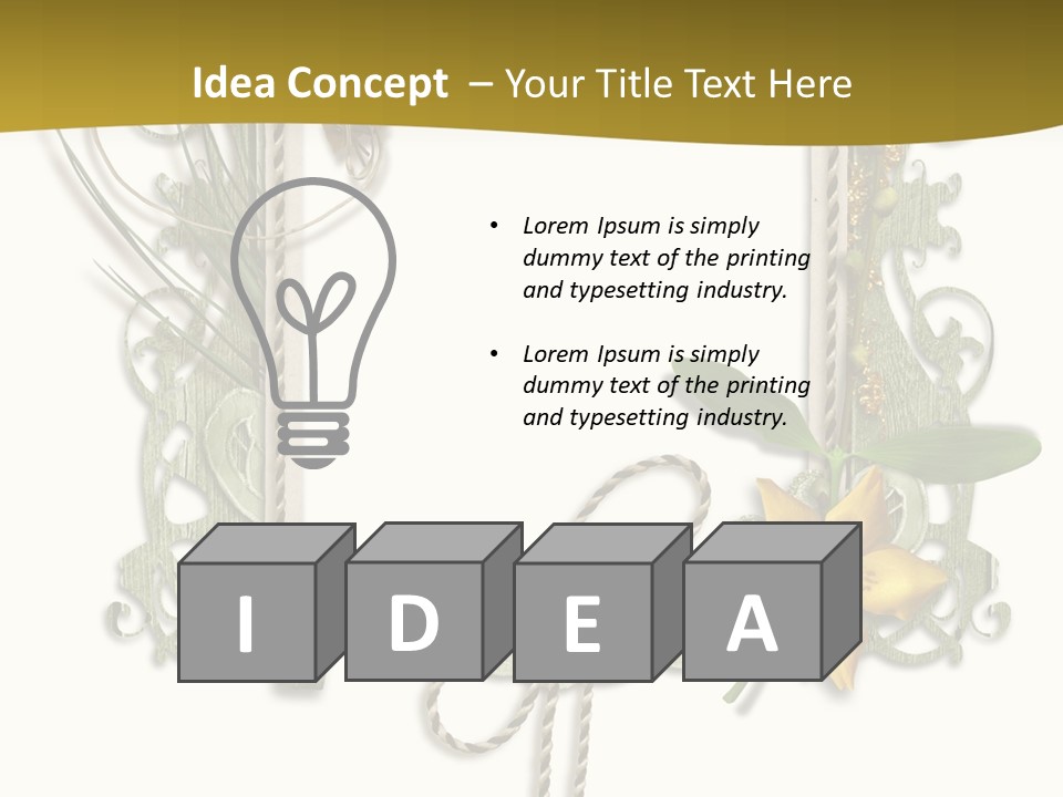 Vintage Bild Grunge PowerPoint Template
