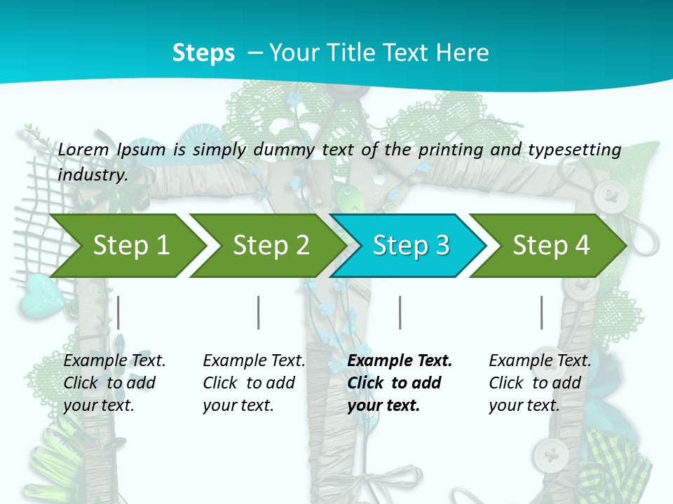 Rahmen Textur Geschm PowerPoint Template