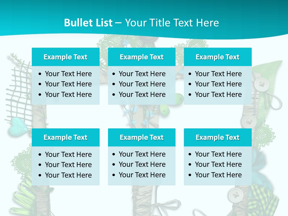 Rahmen Textur Geschm PowerPoint Template